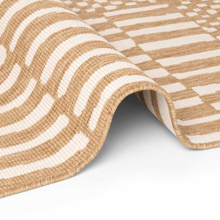Juten vloerkleden - Ted Baker Haringey buitenkleed Barkham Jute Wit - Vloerkledenloods