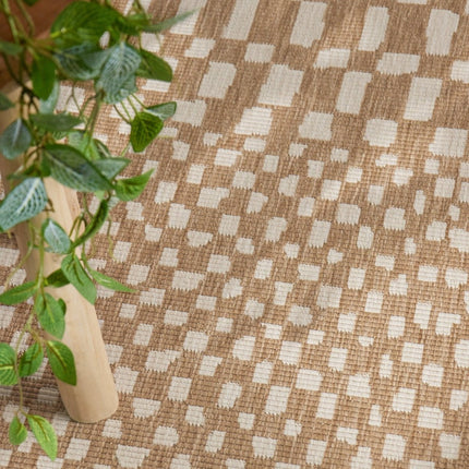 Juten vloerkleden - Ted Baker Haringey buitenkleed Barkham Jute Wit - Vloerkledenloods