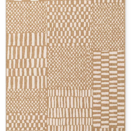 Juten vloerkleden - Ted Baker Haringey buitenkleed Barkham Jute Wit - Vloerkledenloods