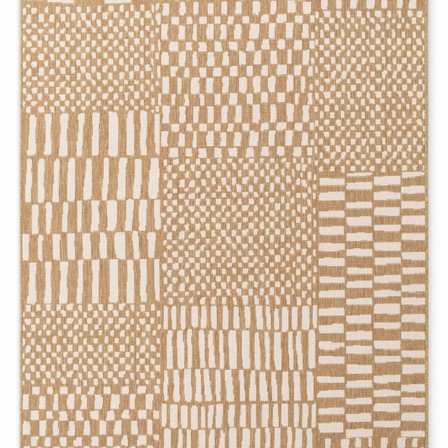 Juten vloerkleden - Ted Baker Haringey buitenkleed Barkham Jute Wit - Vloerkledenloods