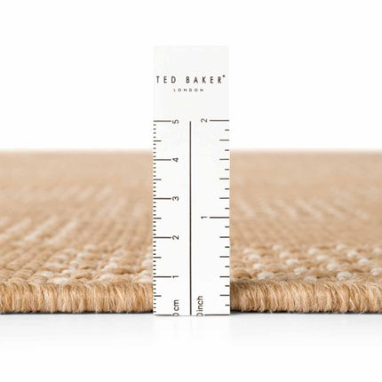 Juten vloerkleden - Ted Baker Haringey buitenkleed Dorothy Jute Wit - Vloerkledenloods