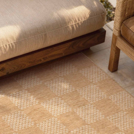 Juten vloerkleden - Ted Baker Haringey buitenkleed Dorothy Jute Wit - Vloerkledenloods