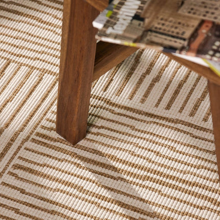 Juten vloerkleden - Ted Baker Haringey buitenkleed Nightingale Jute Wit - Vloerkledenloods