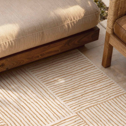 Juten vloerkleden - Ted Baker Haringey buitenkleed Nightingale Jute Wit - Vloerkledenloods