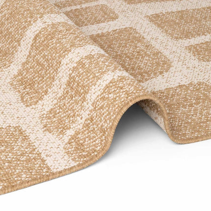 Juten vloerkleden - Ted Baker Haringey buitenkleed Ruskin Jute Wit - Vloerkledenloods