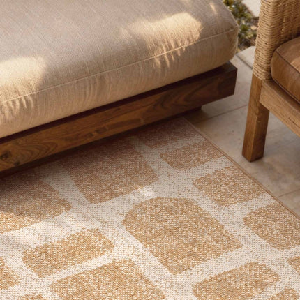 Juten vloerkleden - Ted Baker Haringey buitenkleed Ruskin Jute Wit - Vloerkledenloods