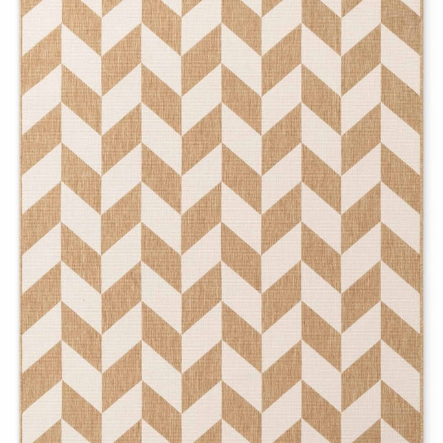 Juten vloerkleden - Ted Baker Haringey buitenkleed Terrick Jute Wit - Vloerkledenloods
