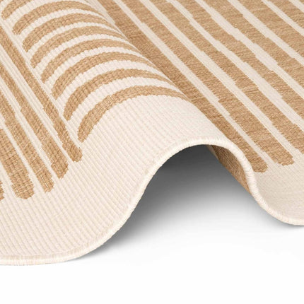 Juten vloerkleden - Ted Baker Haringey rond buitenkleed Bounds Jute Wit - Vloerkledenloods