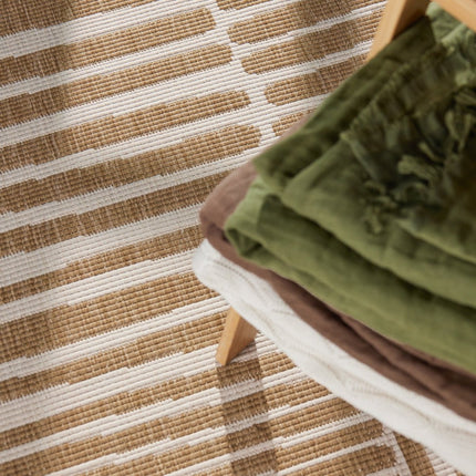 Juten vloerkleden - Ted Baker Haringey rond buitenkleed Bounds Jute Wit - Vloerkledenloods