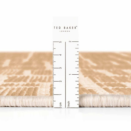 Juten vloerkleden - Ted Baker Haringey rond buitenkleed Crouch Jute Wit - Vloerkledenloods