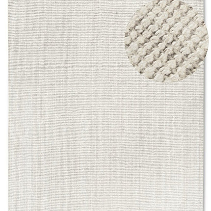 Juten vloerkleden - Villeroy & Boch 1791 jute vloerkleed Rosalie Zuiver Wit - Vloerkledenloods