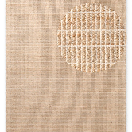 Juten vloerkleden - Villeroy & Boch 1829 jute vloerkleed Birka Naturel Goud - Vloerkledenloods