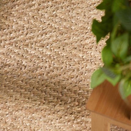Juten vloerkleden - Villeroy & Boch 1851 jute vloerkleed Mirabelle Naturel Goud - Vloerkledenloods