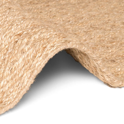 Juten vloerkleden - Villeroy & Boch 1851 jute vloerkleed Mirabelle Naturel Goud - Vloerkledenloods