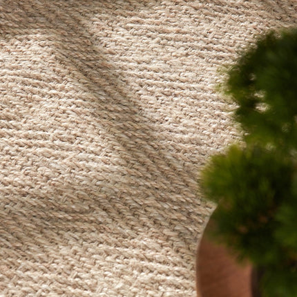 Juten vloerkleden - Villeroy & Boch 1851 jute vloerkleed Mirabelle Naturel Ivoor - Vloerkledenloods