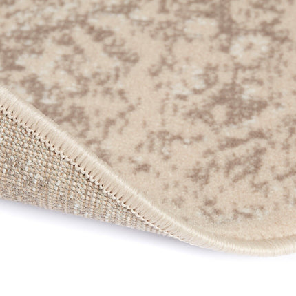 Rond Vintage Vloerkleed Keshan Zand/Beige