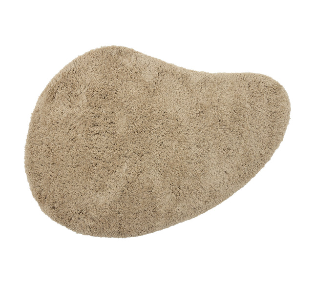 Organisch Hoogpolig Vloerkleed Pilo Beige Polyester Interieur05