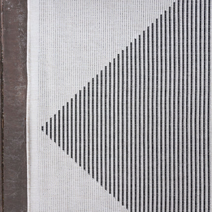 Buitenkleed Kite - Zwart/Wit - dubbelzijdig - EVA Interior