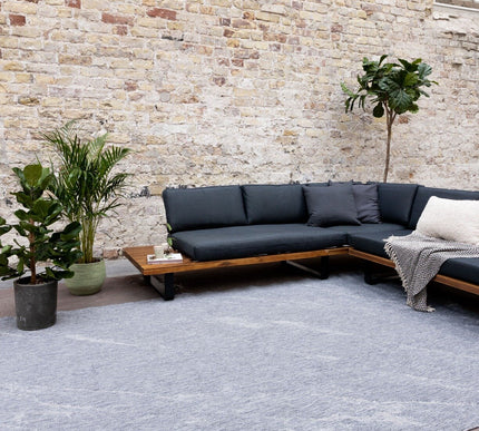 Buitenkleed Marble - Grijs/wit - dubbelzijdig - EVA Interior