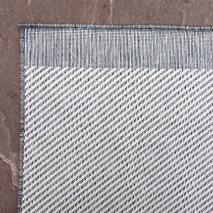 Buitenkleed Border - Grijs/wit - dubbelzijdig - EVA Interior