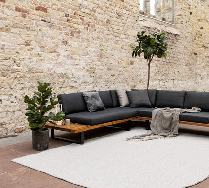 Buitenkleed Mono - Grijs/Wit - Dubbelzijdig - EVA Interior