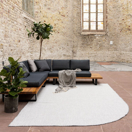 Buitenkleed Mono - Grijs/Wit - Dubbelzijdig - EVA Interior