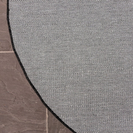 Buitenkleed Mono - Ronde hoek - Zwart/wit -  dubbelzijdig - EVA Interior