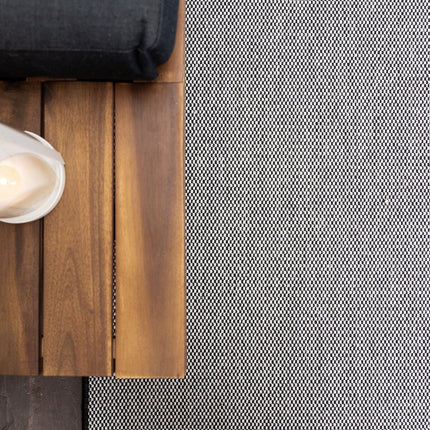 Buitenkleed Mono - Ronde hoek - Zwart/wit -  dubbelzijdig - EVA Interior
