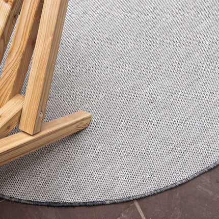 Rond Buitenkleed Mono - Grijs/Wit - Dubbelzijdig - EVA Interior