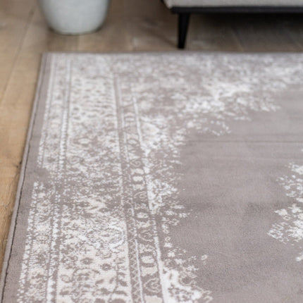 Vintage Vloerkleed Keshan Taupe/Bruin