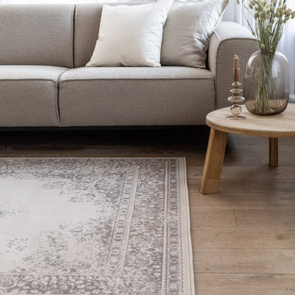 Vintage Vloerkleed Keshan Zand/Beige