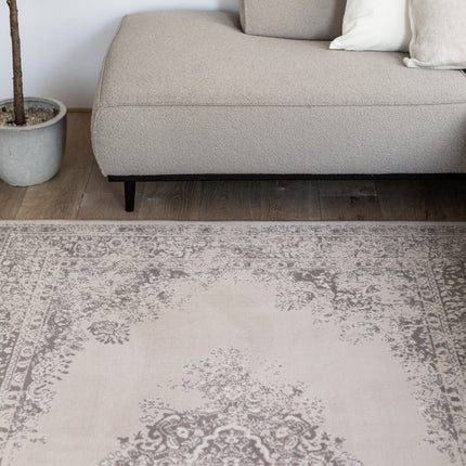 Vintage Vloerkleed Keshan Zand/Beige
