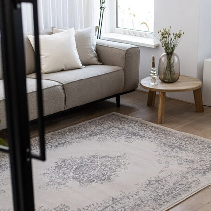 Vintage Vloerkleed Keshan Zand/Beige