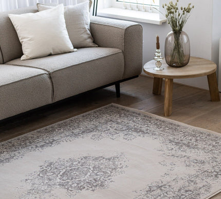 Vintage Vloerkleed Keshan Zand/Beige