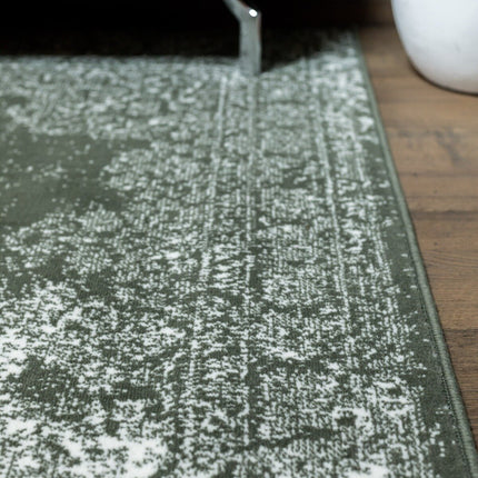 Vintage Vloerkleed  Bloom - Groen - EVA Interior