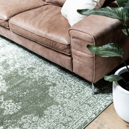 Vintage Vloerkleed  Bloom - Groen - EVA Interior