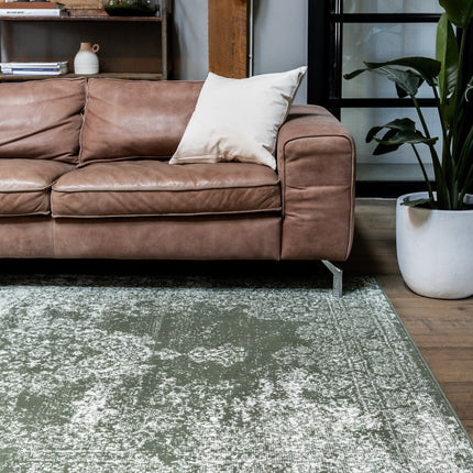 Vintage Vloerkleed  Bloom - Groen - EVA Interior