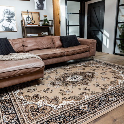 Vintage Vloerkleed Bruin Perzisch - Retro - Nain