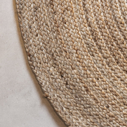 Rond vloerkleed Jute Naturel