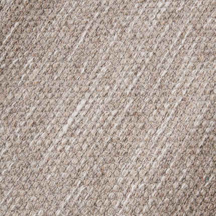 Lopers - Elle Decoration Delhi wollen loper Pradesh Linnenwit - Vloerkledenloods