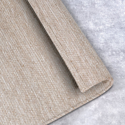 Lopers - Elle Decoration Delhi wollen loper Pradesh Linnenwit - Vloerkledenloods