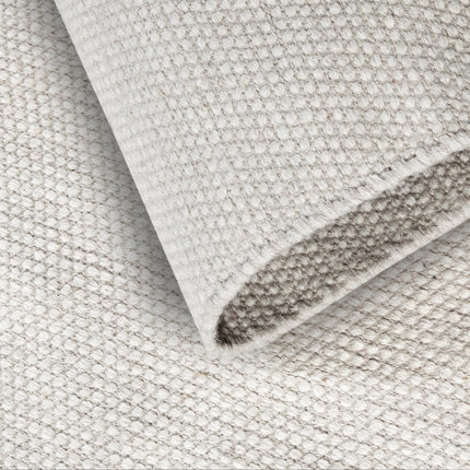 Lopers - Elle Decoration Delhi wollen loper Pradesh Naturel/Wit - Vloerkledenloods