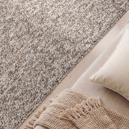 Lopers - Elle Decoration Rocco loper in wol-look Rocco Taupe/Multicolor - Vloerkledenloods