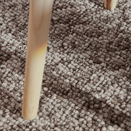 Lopers - Elle Decoration Rocco loper in wol-look Rocco Taupe/Multicolor - Vloerkledenloods