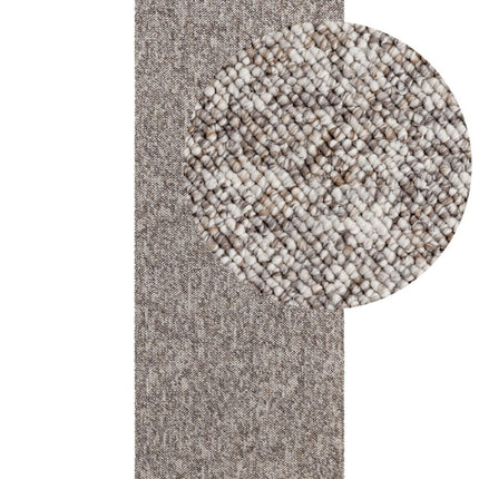 Lopers - Elle Decoration Rocco loper in wol-look Rocco Taupe/Multicolor - Vloerkledenloods