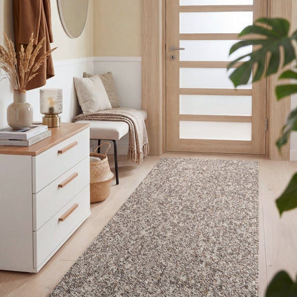 Lopers - Elle Decoration Rocco loper in wol-look Rocco Taupe/Multicolor - Vloerkledenloods