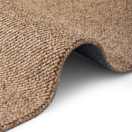 Lopers - Elle Decoration Rocco loper in wol-look Rocco/Karamel - Vloerkledenloods