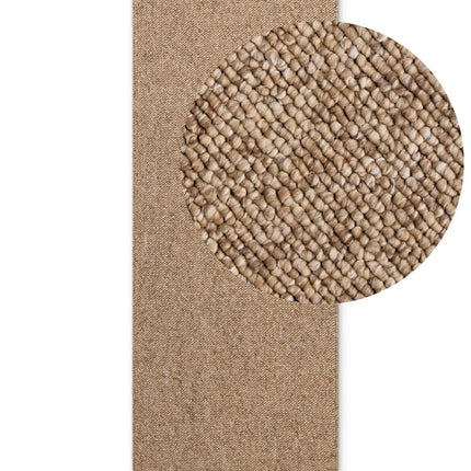 Lopers - Elle Decoration Rocco loper in wol-look Rocco/Karamel - Vloerkledenloods