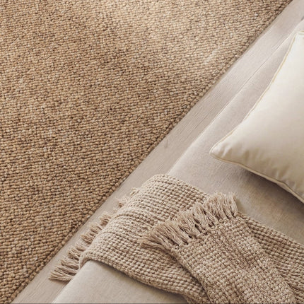 Lopers - Elle Decoration Rocco loper in wol-look Rocco/Karamel - Vloerkledenloods