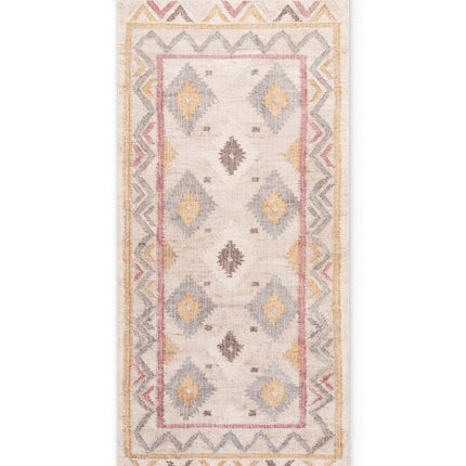 Lopers - Elle Decoration Roya Afghaans kelim loper Imani Crème/Multicolor - Vloerkledenloods